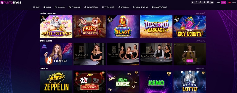 Puntobahis spor ve casino alanında çeşitli oyunlar sunan, bol bonuslu bir bahis sitesidir.
